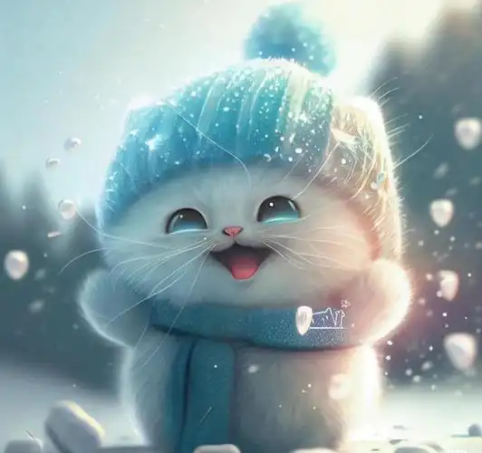 非常可爱的小猫咪