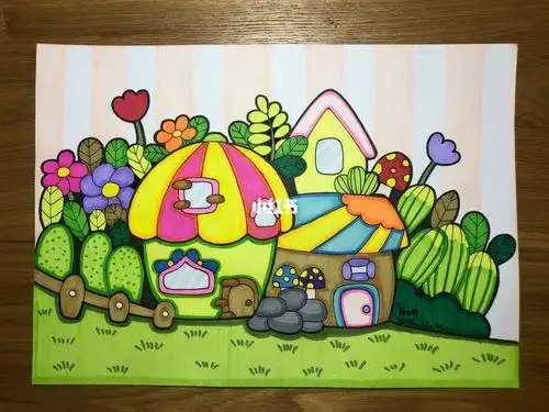 花园简笔画花园简笔画图片大全