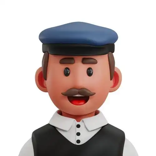 卡通人头3d模型