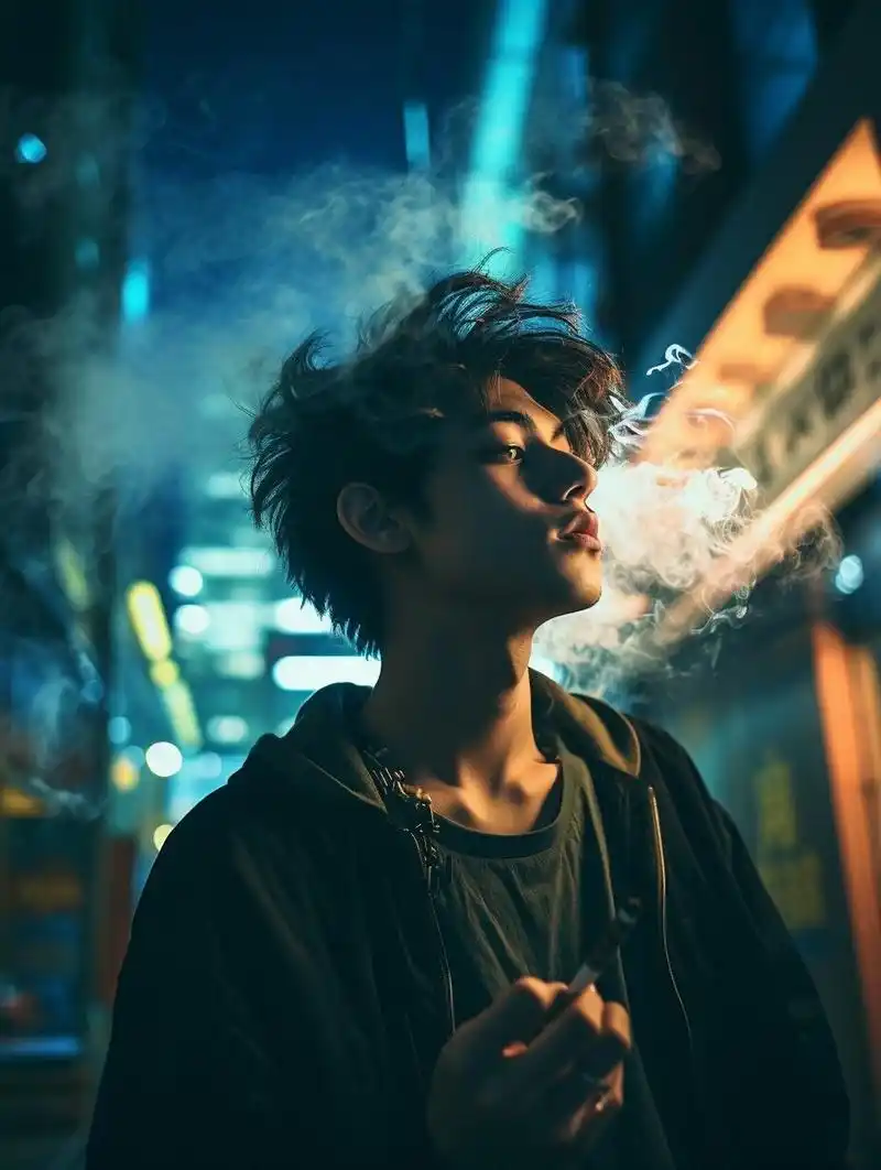 抽烟纯欲男头图93氛围感男头|气质男头 吸引的纯欲男生头像来了