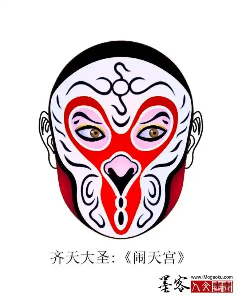 美轮美奂的中国京剧脸谱