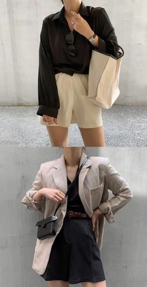 气质欧尼的早秋通勤穿搭,高级感满满 - 堆糖,美图壁纸兴趣社区