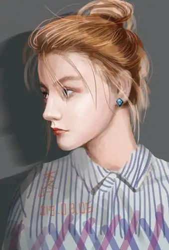 板绘欧美侧脸|插画|商业插画|木之吟 - 原创作品 - 站酷 (zcool)