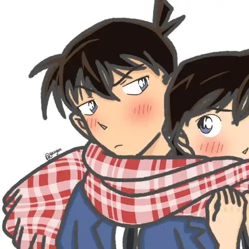 小兰 情侣头像9778977897源:阔阔爱吃小汉堡#名侦探柯南