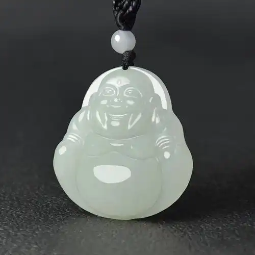 吊坠和田弥勒玉佛女款玉坠项链玉石挂件佛公颈饰