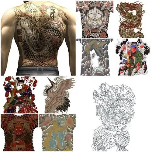 【shatsai】yakuzatattoo 如龙系列纹身 3to4