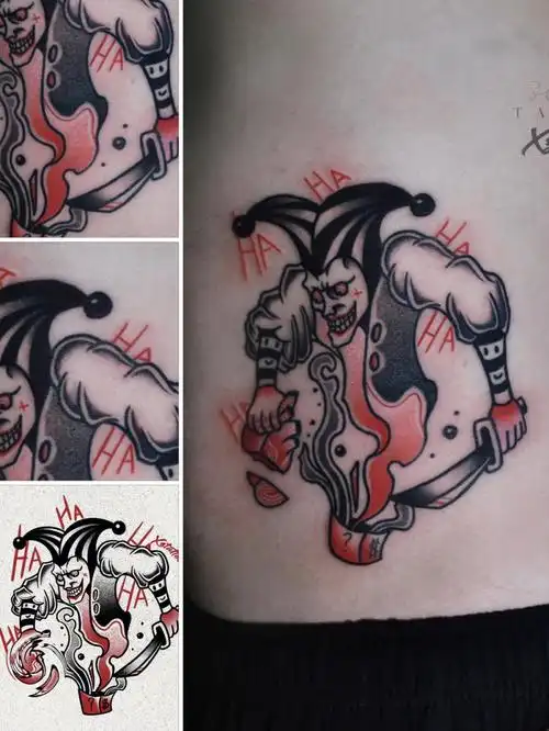 731592手稿上身joker一人一图请勿盗图#杭州纹身  #纹身设计