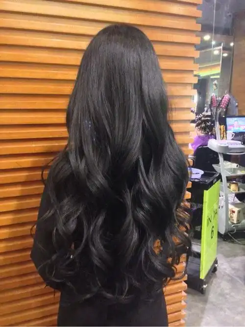 长卷发黑色
