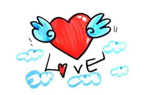 可爱卡通爱心简笔画画法图解简单又好看爱心简笔画怎么画
