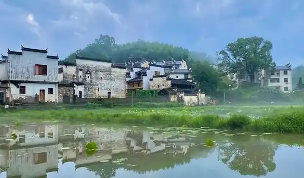 江西婺源十五大中国传统村落:最美油菜花中的徽派人家