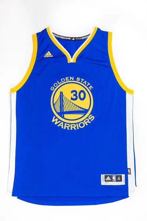 斯蒂芬库里stephencurry勇士队亲签sw球衣