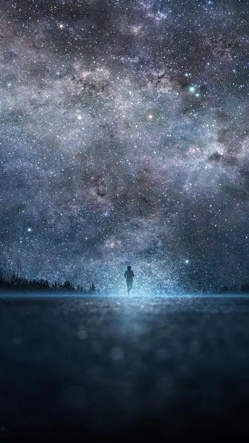 唯美浪漫星空美景手机壁纸