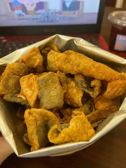 7272这东西原来这么好吃的60老海公鱼皮脆