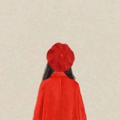 卡通背影头像唯美漂亮 手绘画女生背影图片 - 女生头像 - 潮人个性网