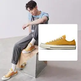 【张艺兴同款】converse 匡威三星标 1970s 男鞋女鞋低帮帆布鞋经典款