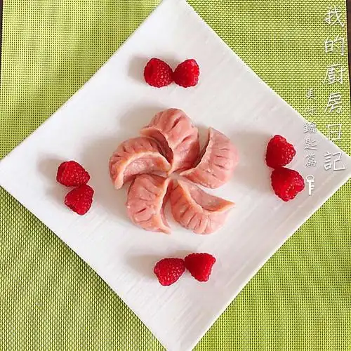 纯果蔬花样饺子