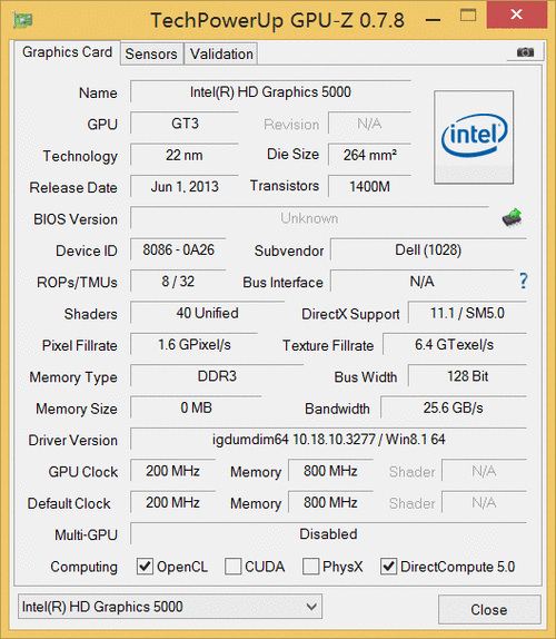 1专业版64位(directx11)处理器英特尔corei7-4650u@1.