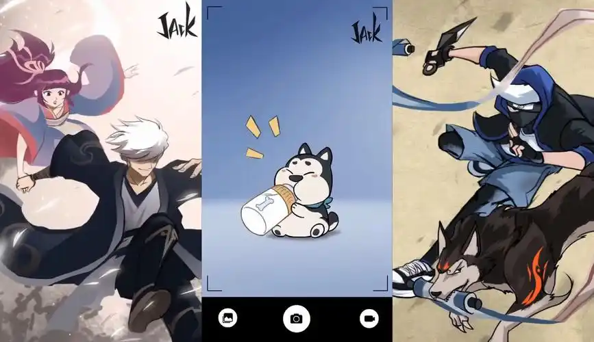 杰克大魔王:当遇上变萌特效时,有没有觉得好可爱.