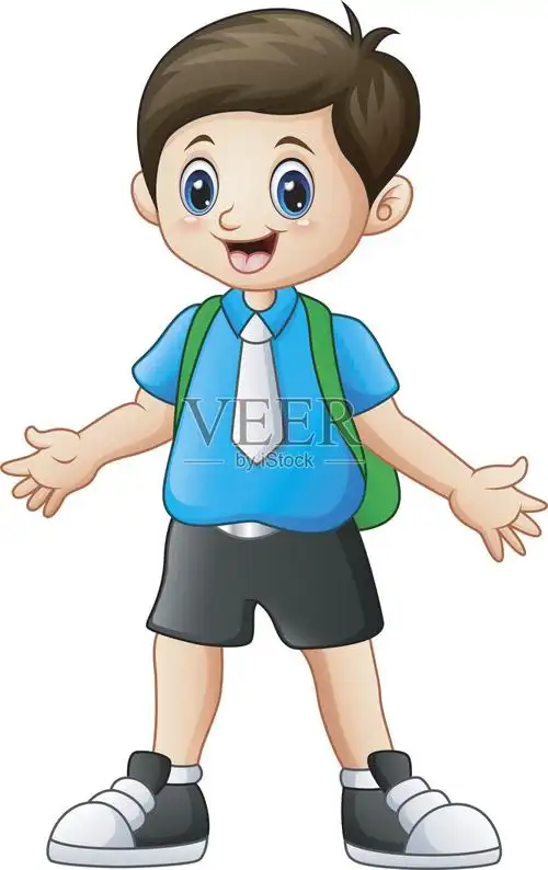 挥手问候学习出示印度尼西亚幼儿园卡通包背包领带乐趣学龄前学龄前