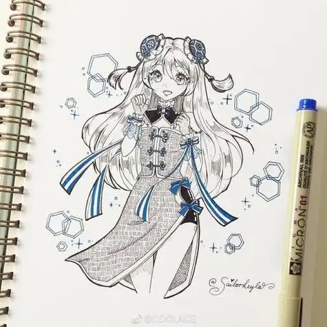 唯美粉色系/高清壁纸图片/二次元少女动漫人物古风二次元少女精选高清