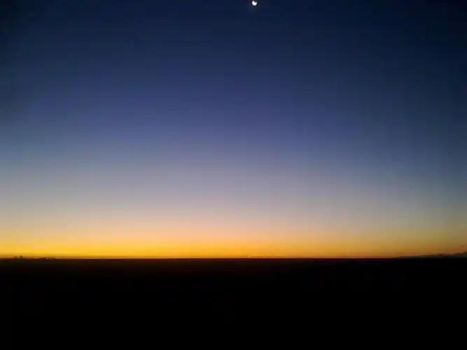 纯净的格尔木破晓