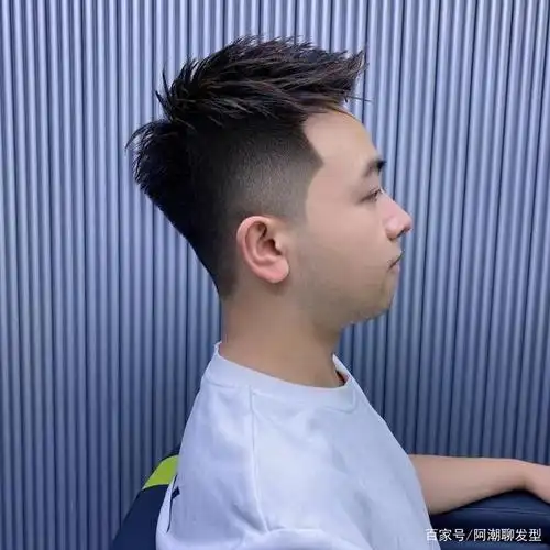 2,小飞机头发型(前刺造型)