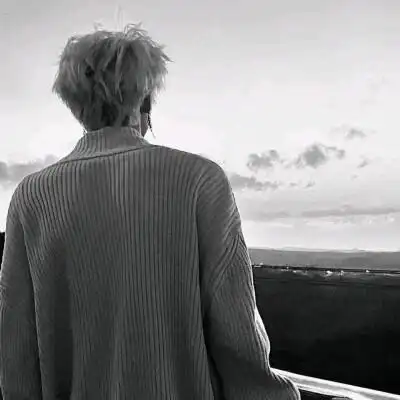 男生头像欧美背影