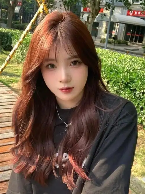 95这个颜色不用漂,很甜美柔和,又很有质感!