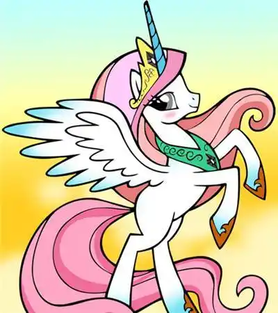 儿童画独角兽怎么画_露西学画画梦幻独角兽15儿童水粉画作品独角兽