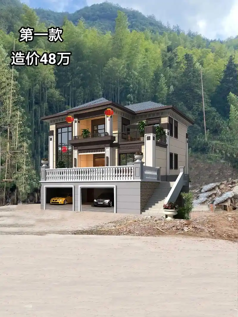 六款农村自建房分享,造型简约,造价实惠!人人都能建,你家建房 - 抖音