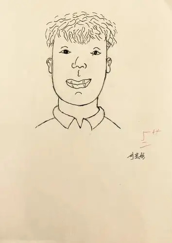 初一孩子们的自画像