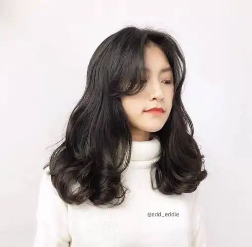 发型欣赏30款女神中长款烫发