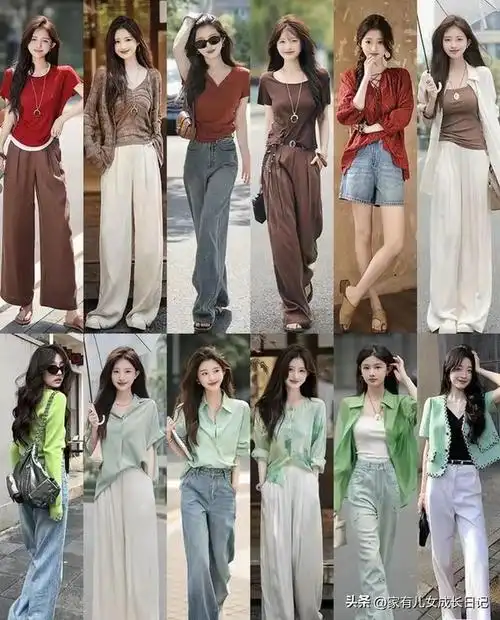 夏日女人时尚衣品穿搭,出游的靓丽搭配指南