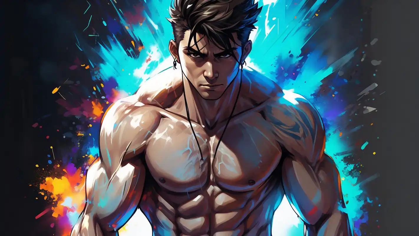 来看看这组二次元高冷男神露肤壁纸吧!