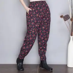 大花棉裤