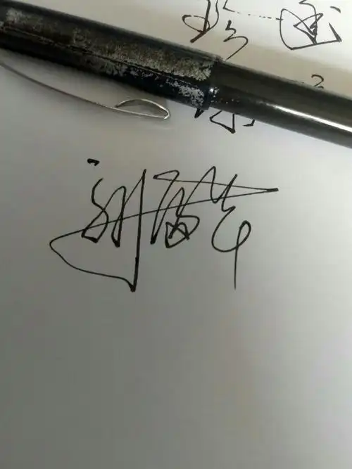 帮设计一个签名.一笔签简单点的.名字是谢富华