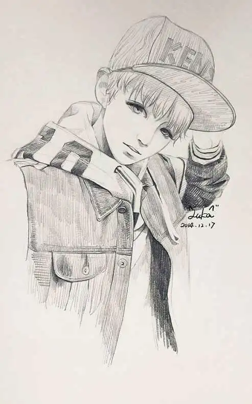 简笔画15笔人物画  阿彬叔叔10到12岁的简笔画简笔画十三岁网游男生