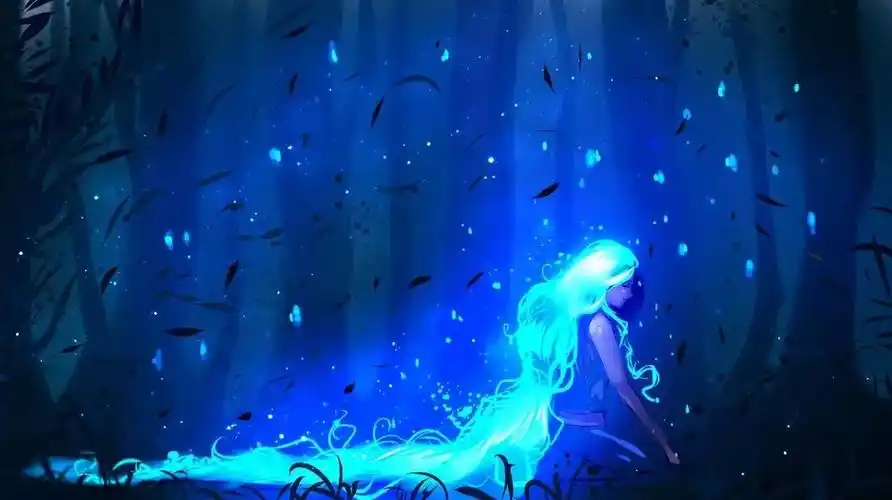 视觉体验渗透灵魂的空灵感插画