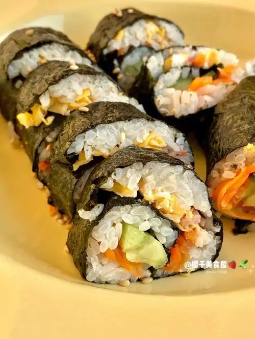 低脂零难度紫菜包饭海苔寿司卷附教程