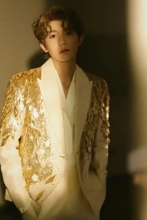 歌手,演员@tfboys-王源佩戴 talisman 系列美钻作品,登上#tfboys十年