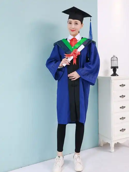 ukbs新品学士服硕士服学位服定制文理工医科硕士服博士服大学生毕业