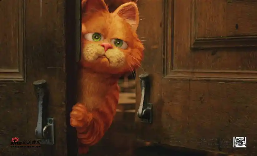 资料图片:《加菲猫2:双猫记》壁纸--鬼鬼祟祟