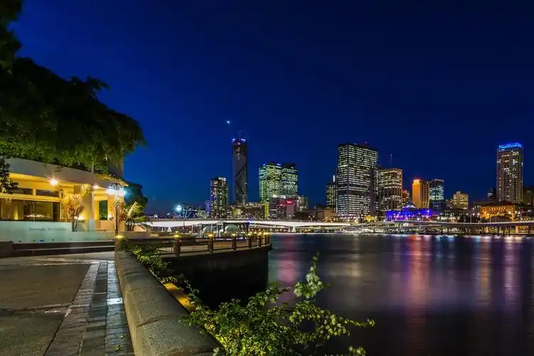 河流 摩天大楼 澳大利亚 布里斯本 4k图片,4k高清风景图片,娟娟壁纸