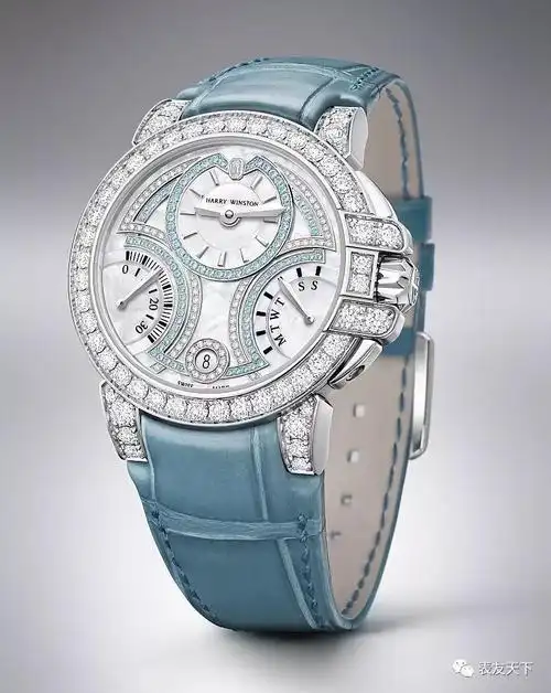 女王之姿海瑞温斯顿海洋ocean系列20周年纪念36毫米双逆跳限量版腕表
