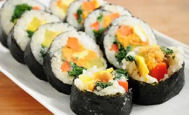 【爱尚食米司韩国紫菜包饭】肉松紫菜包饭1份,提供免费wifi,美味不