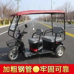 电动三轮车雨棚遮阳棚折叠伸缩图片