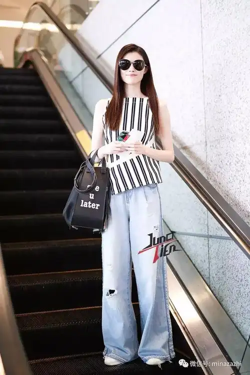 杨幂刘雯戚薇等女明星的夏季街拍合集你家女神能打几分