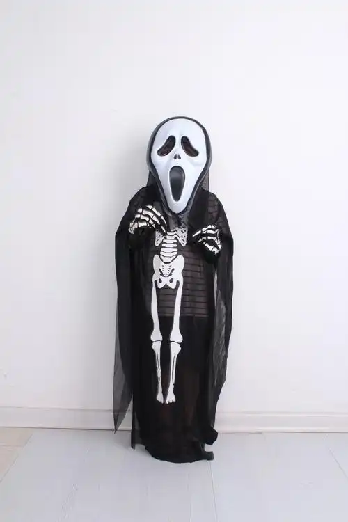 服装道具_万圣节化妆舞会大人衣服道具骷髅鬼衣魔鬼面具 - 阿里巴巴