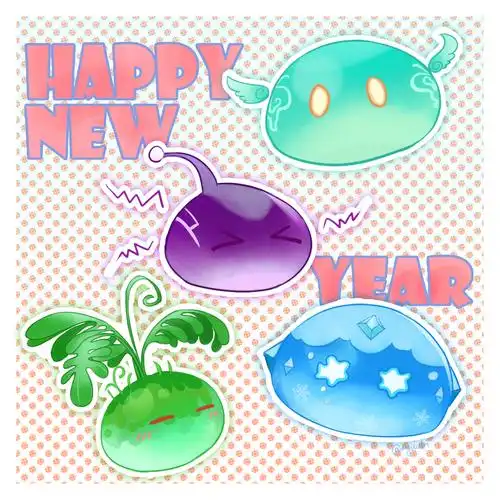 蹦蹦史莱姆插画图片壁纸