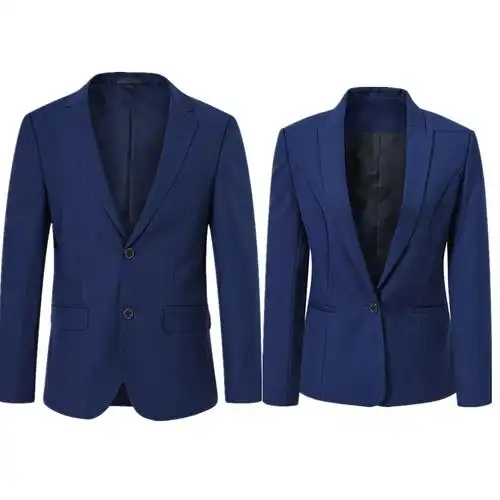 宝蓝色西装外套女